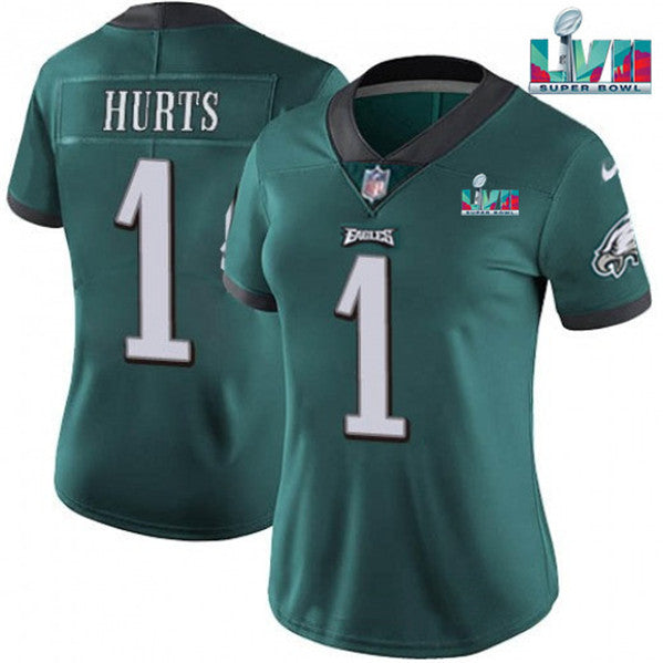 Jalen Hurts Philadelphia Eagles green jersey