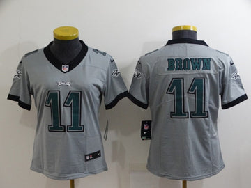A J Philadelphia Eagles brown jersey