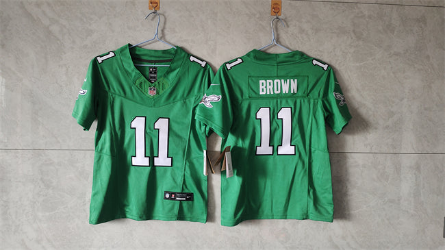 A J Philadelphia Eagles brown FUSE jersey