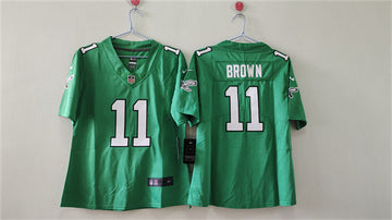 A J Philadelphia Eagles brown jersey
