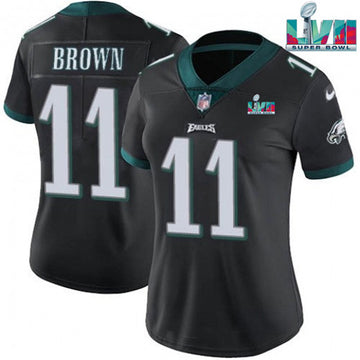 AJ Brown Philadelphia Eagles black jersey