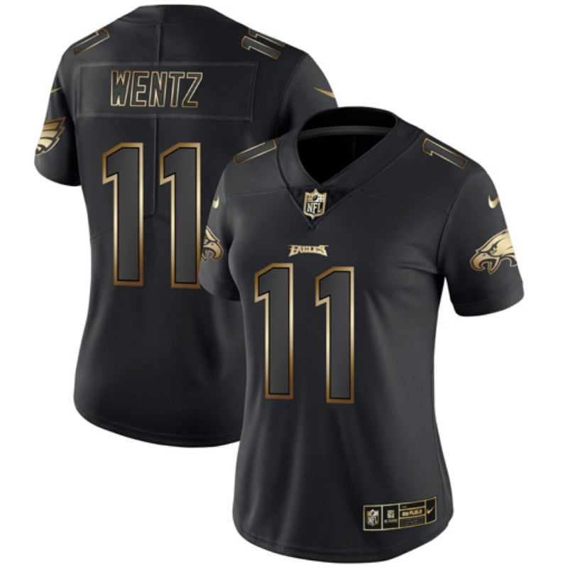 Carson Wentz Philadelphia Eagles black jersey