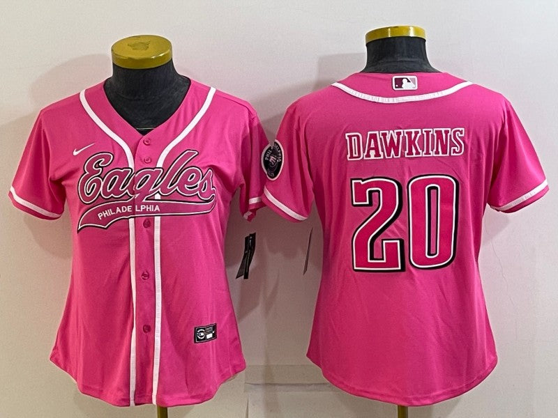 Brian Dawkins Philadelphia Eagles pink jersey