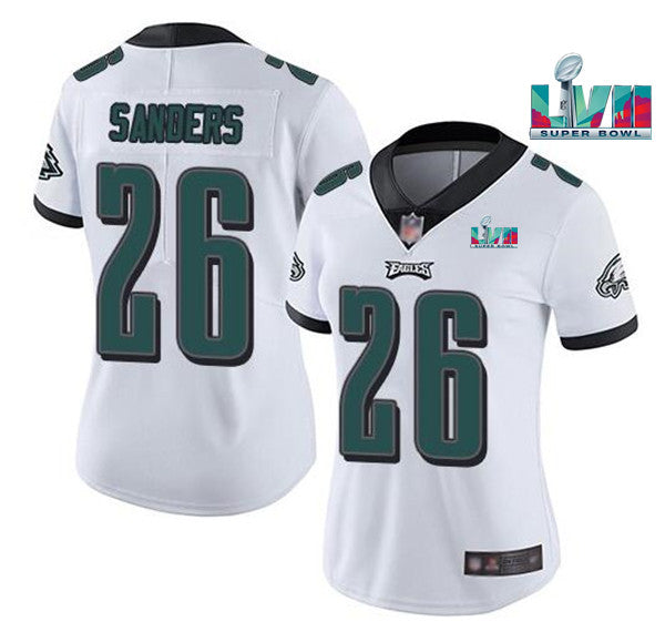 Miles Sanders Philadelphia Eagles white jersey