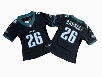 Saquon Barkley Philadelphia Eagles black FUSE jersey