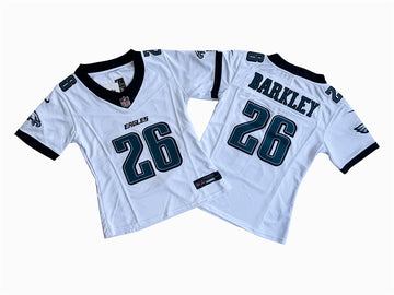 Saquon Barkley Philadelphia Eagles white FUSE jersey