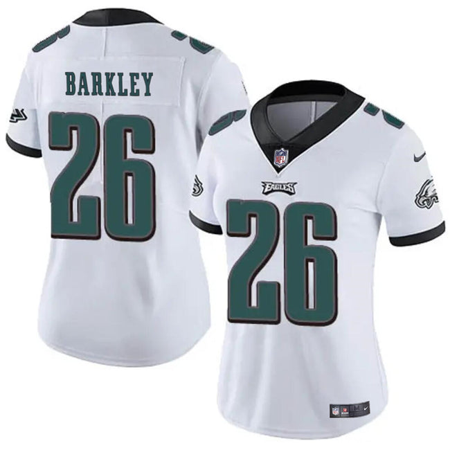 Saquon Barkley Philadelphia Eagles white jersey