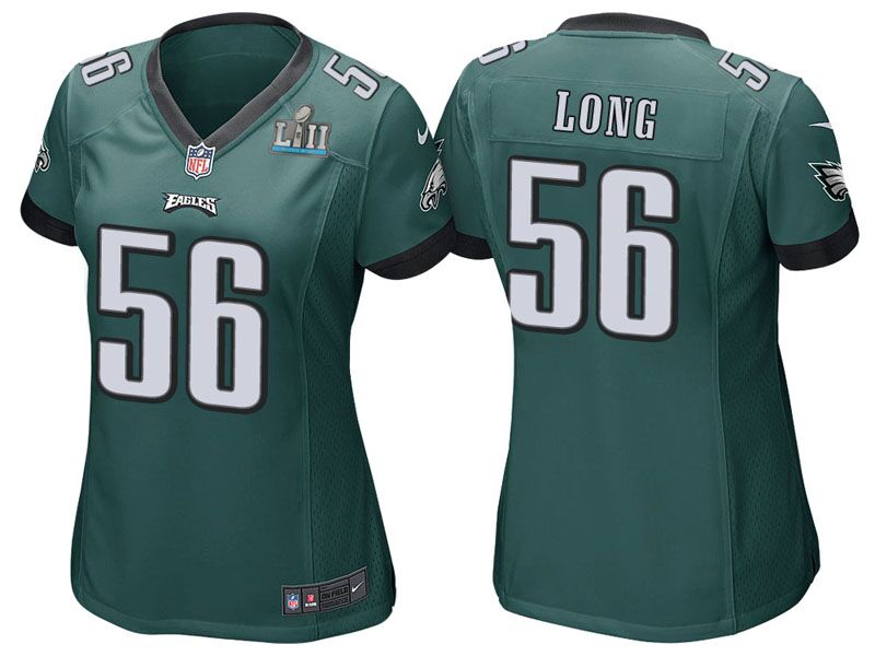 Chris Long Philadelphia Eagles green Game jersey