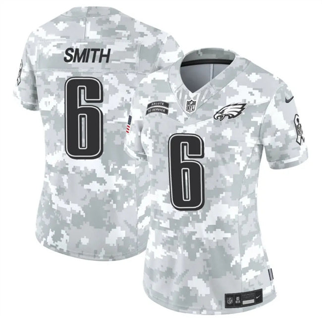 DeVonta Smith Philadelphia Eagles camo Salute To Service jersey