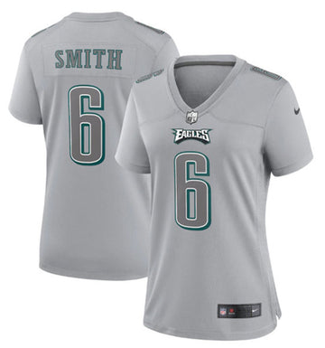 DeVonta Smith Philadelphia Eagles gray Game jersey