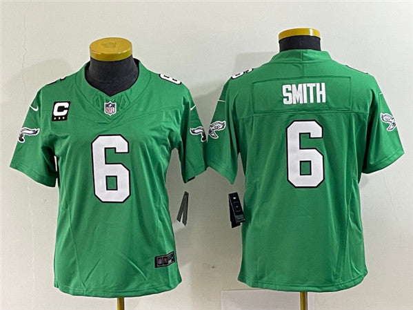 DeVonta Smith Philadelphia Eagles green FUSE jersey