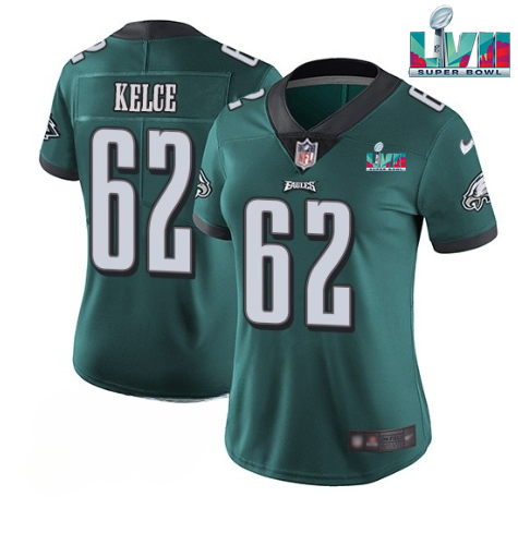 Jason Kelce Philadelphia Eagles green jersey