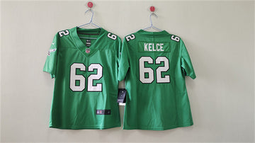 Jason Kelce Philadelphia Eagles green jersey