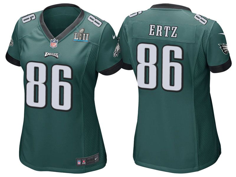 Zach Ertz Philadelphia Eagles green Game jersey
