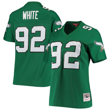 Reggie White Philadelphia Eagles green jersey