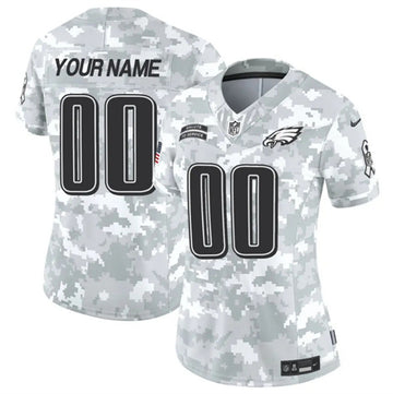 Custom Philadelphia Eagles camo Salute To Service jersey
