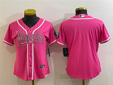 Custom Philadelphia Eagles pink jersey
