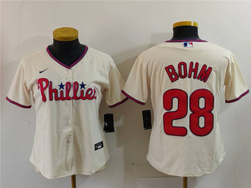 Alec Bohm Philadelphia Phillies cream jersey