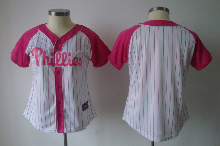 Custom Philadelphia Phillies pink Fashion jersey
