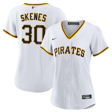 Paul Skenes Pittsburgh Pirates white jersey