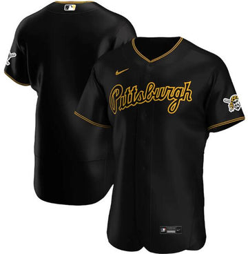 Custom Pittsburgh Pirates black jersey