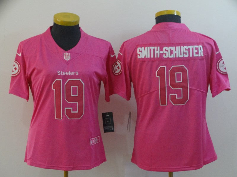 JuJu Smith-Schuster Pittsburgh Steelers pink jersey