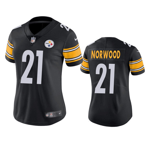 Tre Norwood Pittsburgh Steelers black jersey
