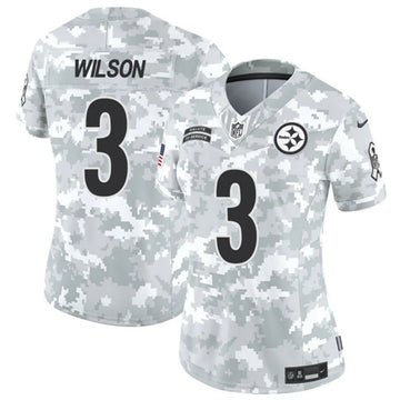 Russell Wilson Arctic Pittsburgh Steelers camo Salute To Service jersey