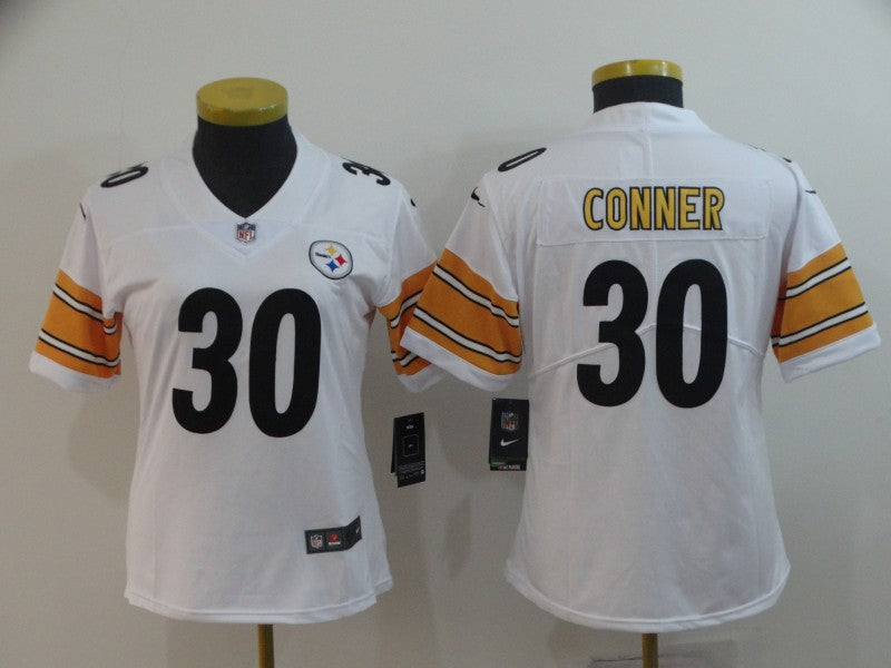 James Conner Pittsburgh Steelers white jersey