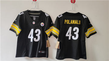 Troy Polamalu Pittsburgh Steelers black FUSE jersey