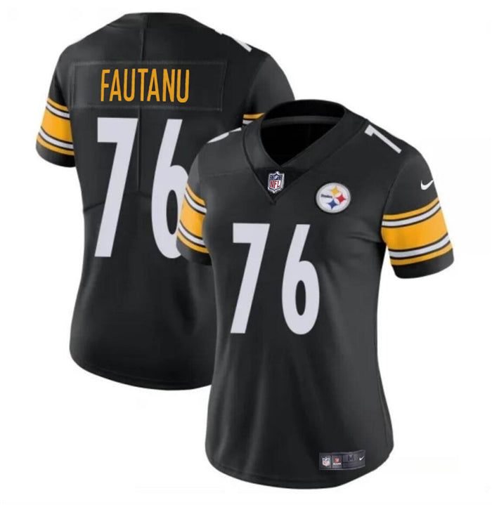 Troy Fautanu Pittsburgh Steelers black jersey