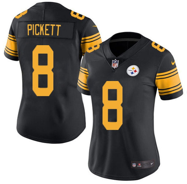 Kenny Pickett Pittsburgh Steelers black Color Rush jersey
