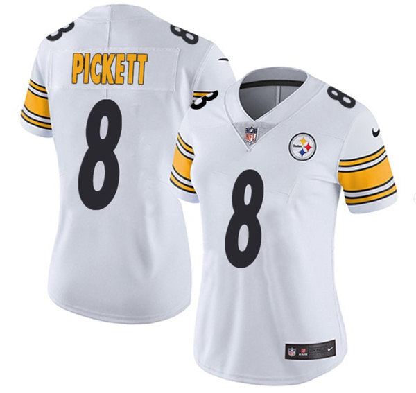 Kenny Pickett Pittsburgh Steelers white jersey