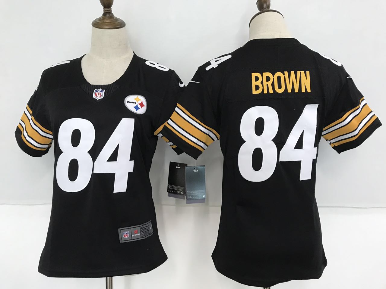 Antonio Brown Pittsburgh Steelers black jersey