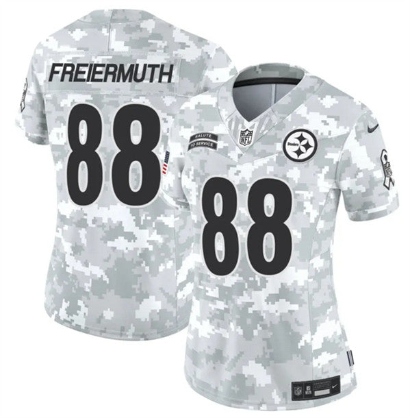 Pat Freiermuth Arctic Pittsburgh Steelers camo Salute To Service jersey