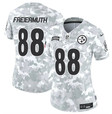 Pat Freiermuth Arctic Pittsburgh Steelers camo Salute To Service jersey