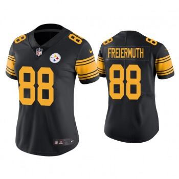 Pat Freiermuth Pittsburgh Steelers black Color Rush jersey