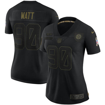 T J Watt Pittsburgh Steelers black jersey