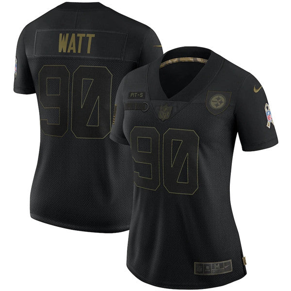 T J Watt Pittsburgh Steelers black jersey