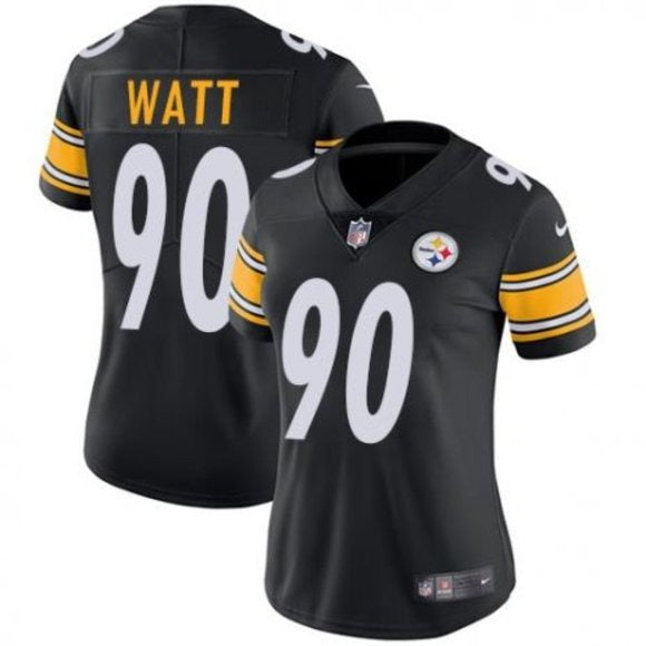 T J Watt Pittsburgh Steelers black jersey