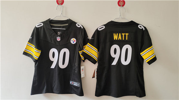 T J Watt Pittsburgh Steelers black FUSE jersey