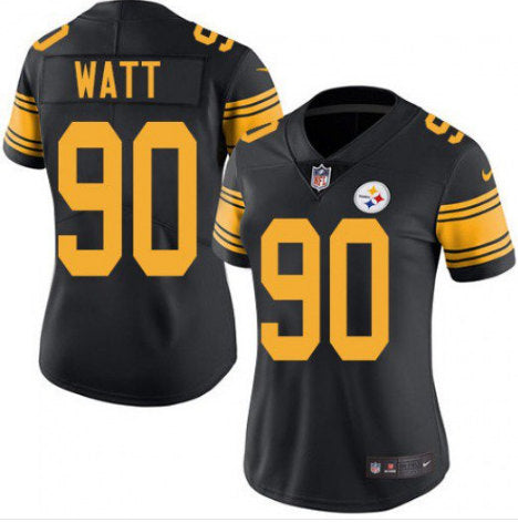 TJ Watt Pittsburgh Steelers black Color Rush jersey