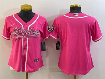Custom Pittsburgh Steelers pink jersey