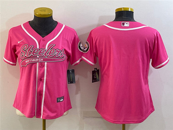 Custom Pittsburgh Steelers pink jersey