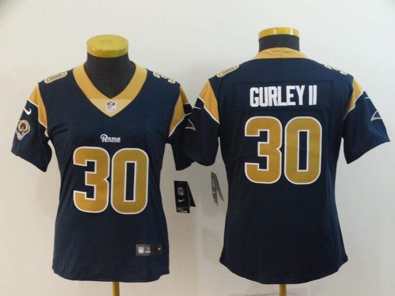 Todd Gurley II Los Angeles Rams navy jersey