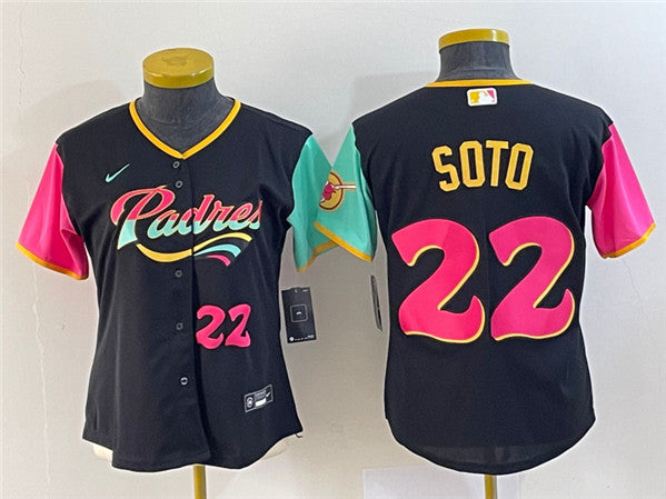 Juan Soto San Diego Padres black City Connect jersey