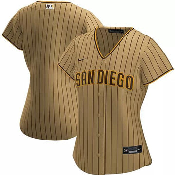 Custom San Diego Padres tan jersey