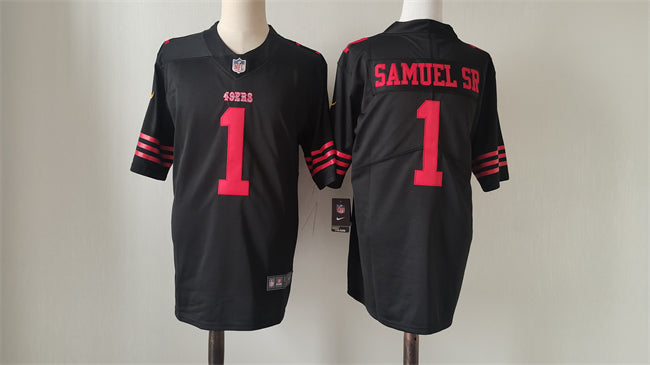 Deebo Samuel Sr San Francisco 49ers black jersey