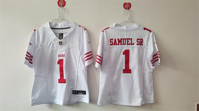 Deebo Samuel Sr San Francisco 49ers white FUSE jersey