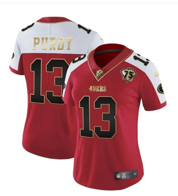 Brock Purdy San Francisco 49ers red-white Game jersey